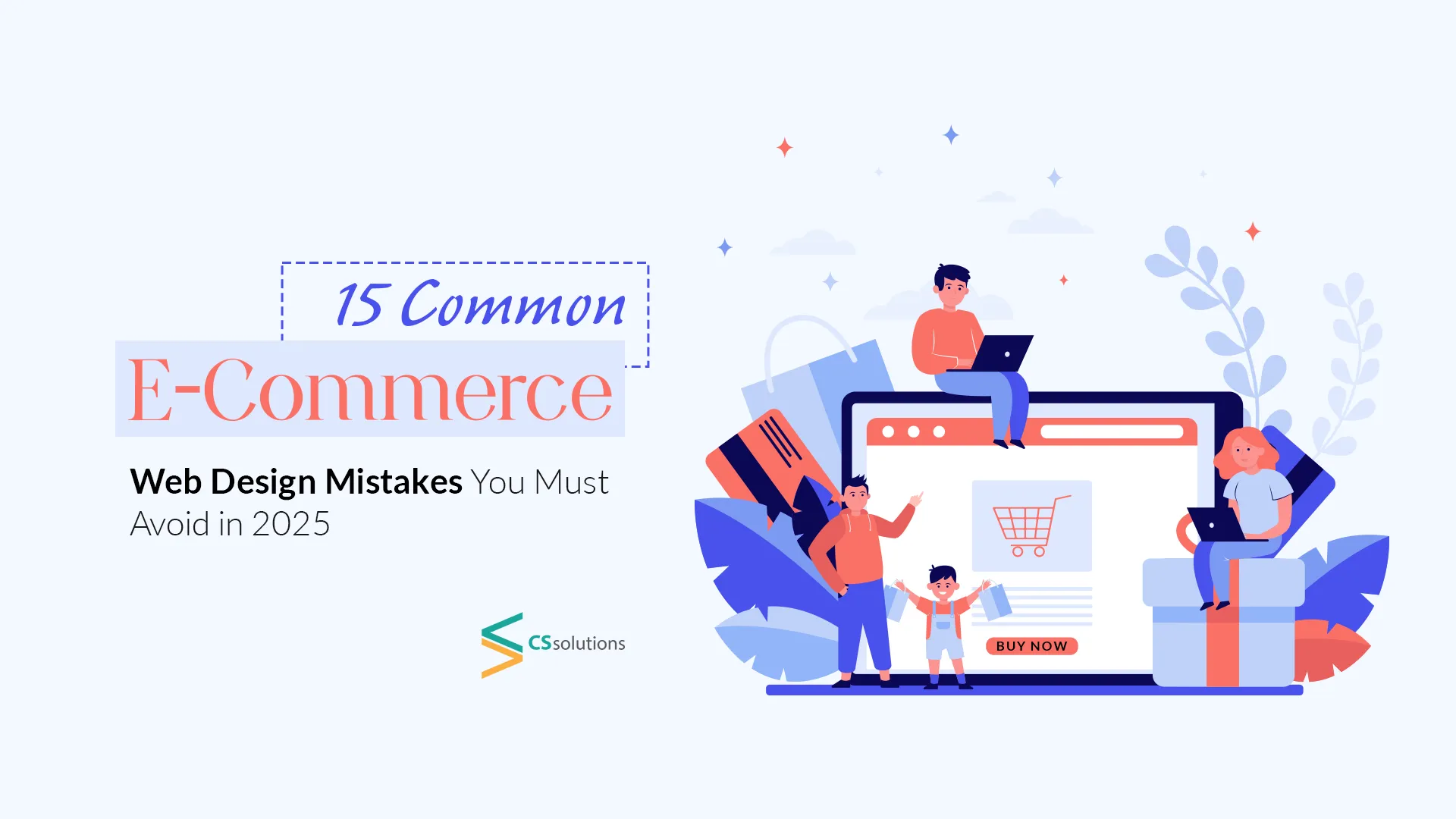 A summary of key eCommerce web design mistakes you should avoid in 2025