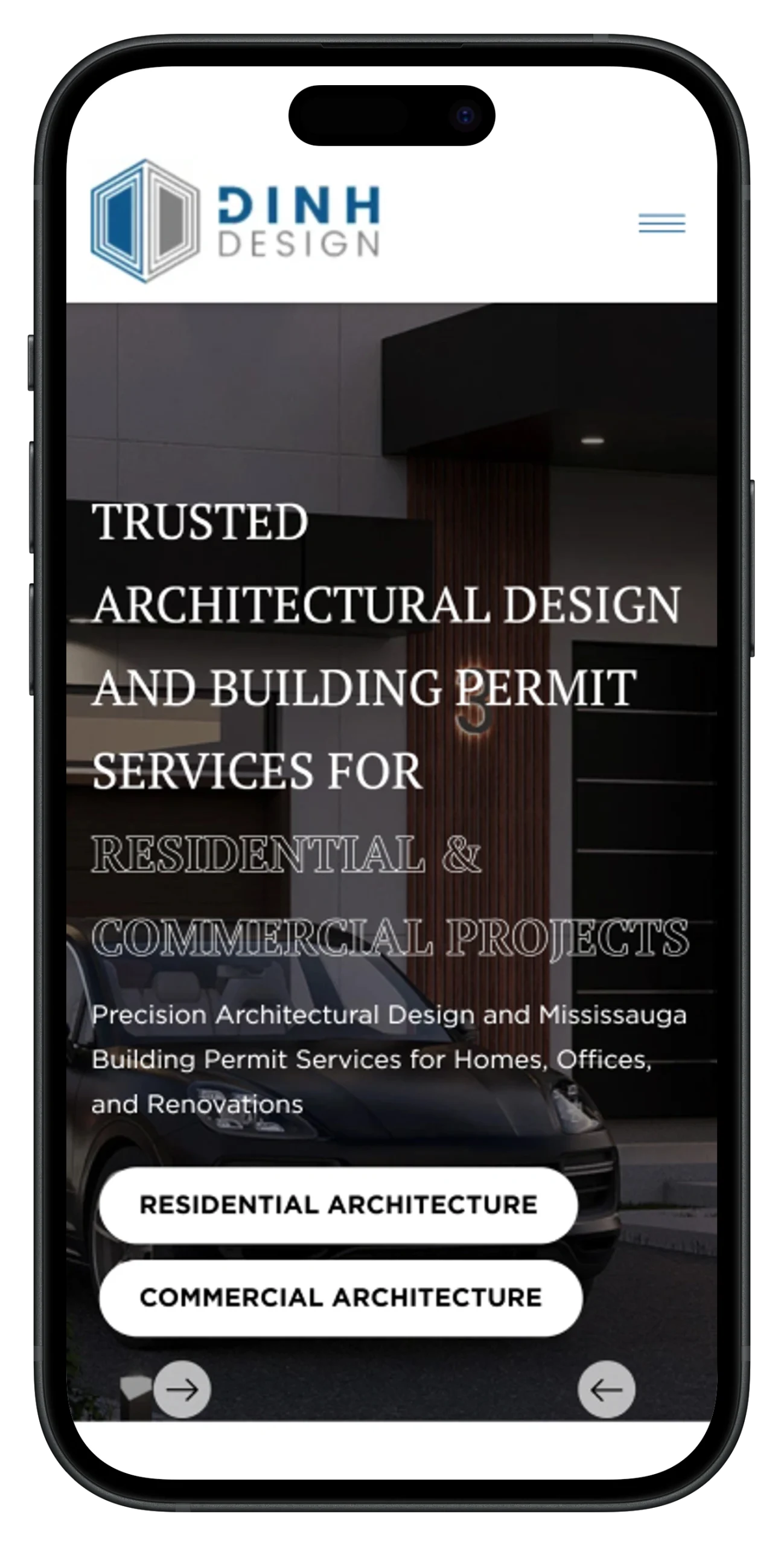 Dinh Design (Architectural & Home-Design Website)